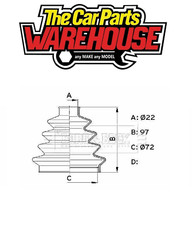 Front CV Driveshaft Boot Cover