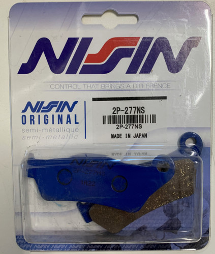 Nissin organic rear brake pads - nissin,