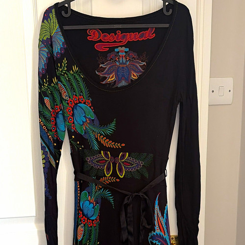 Desigual black multicolour - black,