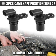 Camshaft Position Sensor for Chrysler 200 2011-2013 No.5033308AB Black 2 Pcs