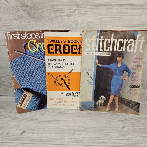 Vintage 1960s crochet knitting - crochet,