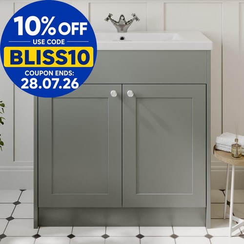 800mm traditional bathroom - traditional,