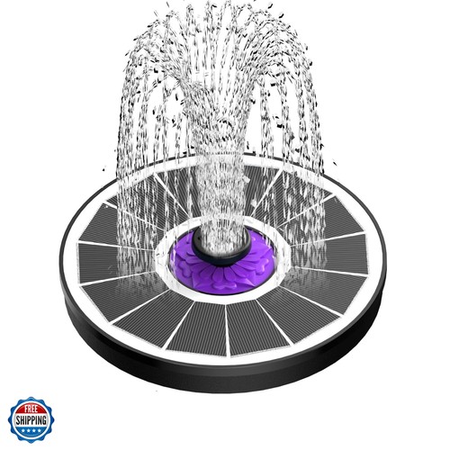 Solar fountain bird bath - solar, 3.5w