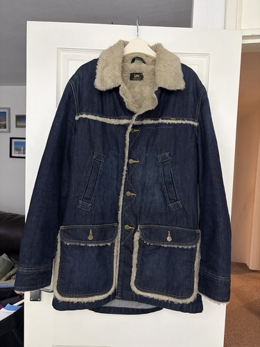 Lee long rider denim overcoat - lee,