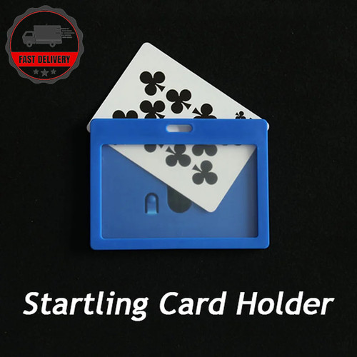 Startling card holder magic - card,