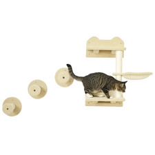 PawHut 4pc Cat Shelves Cat