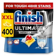 Finish Ultimate Infinity Shine Dishwasher Tablets | Lemon | 400 Tabs