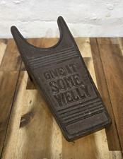 Iron Boot Jack Antique Give It