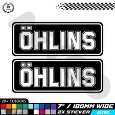 2x OHLINS Vinyl Sticker Decal
