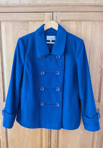 Style ewm pea coat jacket - coat,
