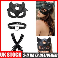 Set Of 3 Catwoman Eye Mask