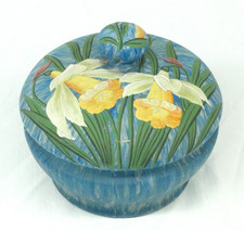 Vintage Glass Powder Pot