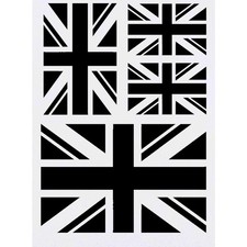 4 x 'Union Jack Minimalist'