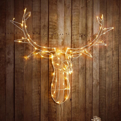 Reindeer stag head led s - reindeer, led's