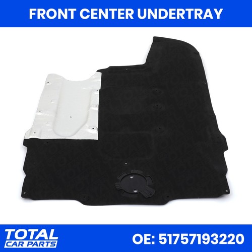 Front centre undertray cover - undertray,