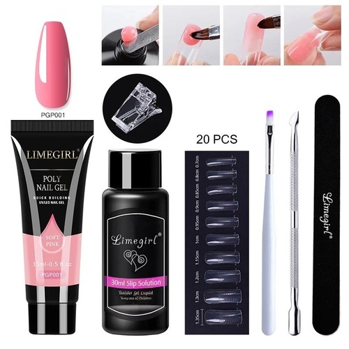 Poly nail gel extension - extension, kit