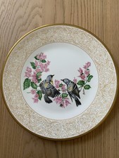 Boehm "Woodland Birds Of America Paula Warbler with Bougainvillea Glabra plate 