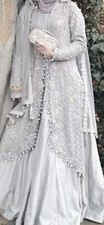 Branded Faraz Mannan Original Wedding Suit Maxi/gown Dress With Heavy Duppatta