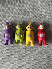 Teletubbies Family Figurines Set 4 Plastic Toy Play Figures