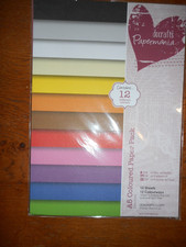 Pack of 12 A5 Coloured Paper
