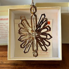 Frank Lloyd Wright Luxfer Prism Design Detail 3D Christmas Tree Holiday Ornament