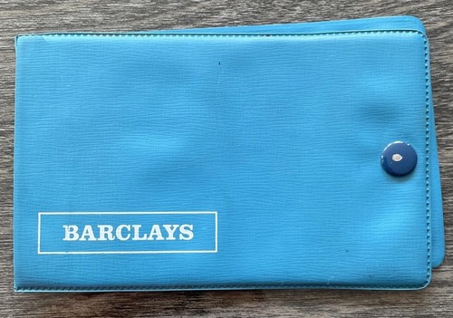 Vintage barclays folded cheque - vintage,