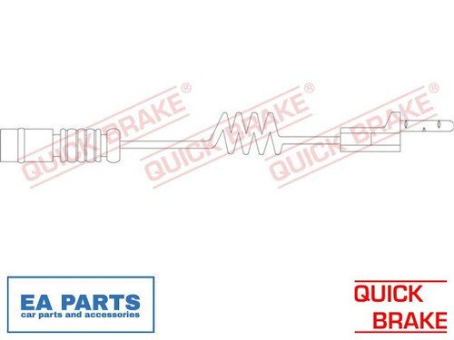 Warning contact brake - brake, pad