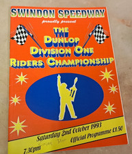 DIVISION ONE SPEEDWAY RIDERS
