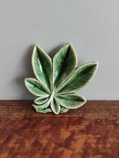 Vintage Ceramic Wade Leaf Shaped Trinket Dish Jewellery Plate England 1970s