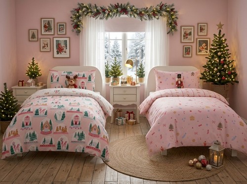 New cozy kids christmas duvet - new,