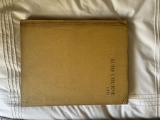 Auto Course 1951-52 Vol 1