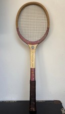 Vintage Wooden Tennis Racket Challenge Master Prop Wall Hanger