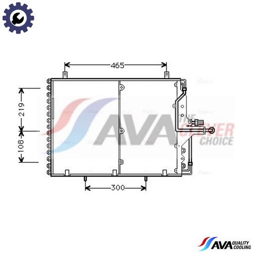 Condenser air conditioning - condenser,