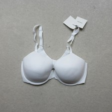 Calvin Klein Lightly Lined Bra Size 38D White Lightly Lined Adjustable Straps