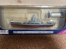Warships Of WwII Collection USS  Massachusetts BB59 Battleship