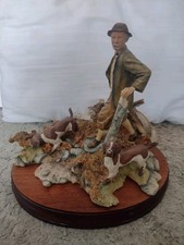 Sherratt & Simpson Vintage Hunting Scene Figurine with Dog