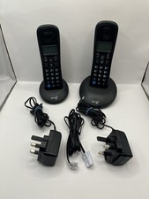 BT Everyday Twin 2x Phone Set VGC Cordless Home Phone Landline Call Blocking