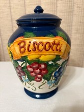 Biscotti Jar - 9 Inch, Dark