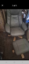 Leather Reclining Chair &