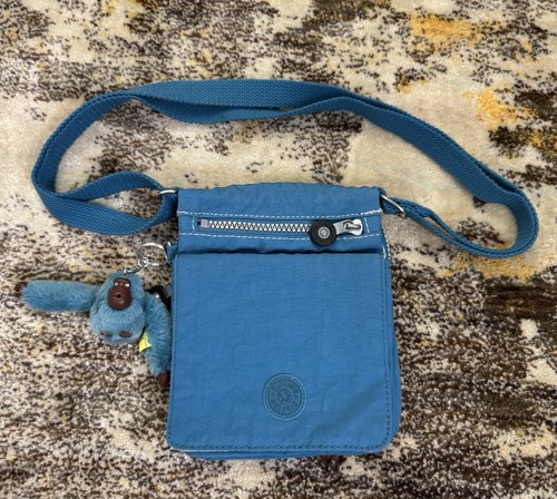 Kipling blue nylon crossbody - kipling,