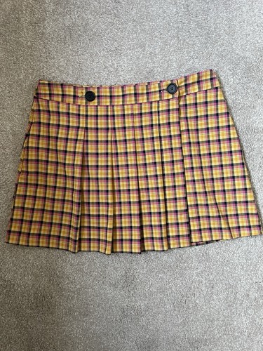 Topshop yellow plaid - yellow,