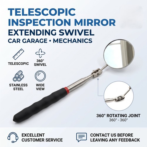 Telescopic mirror inspection - telescopic,