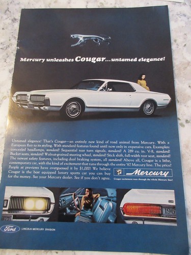 1967 mercury cougar national - 1967,