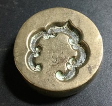 Bronze Die Mould For Jewellery Floral Art Nouveau Styles Vintage Jewelry