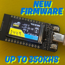 Bitcoin NerdMiner V2 BTC Nerd Miner With Screen & USB Cable 350KH/s NEW Firmware