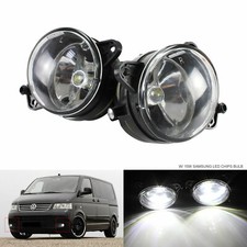 2x White 15W Front LED Fog