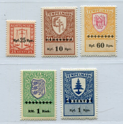 Estonia 3rd reich german - estonia,