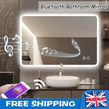 LED Bathroom Mirror 1000mm/800mm with Touch Sensor/Demister/Bluetooth