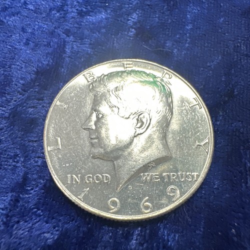 1969 usa kennedy silver half - 1969,