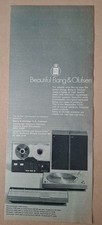 Bang & Olufsen  Beosystem 1200  Original UK Press Advert  1972